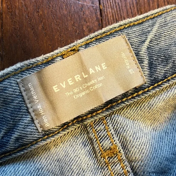 everlane 90s cheeky high rise denim 28 rigid NWT - Picture 3 of 9